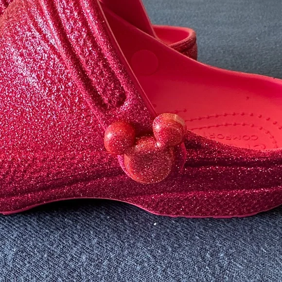 Disney CROCS Sparkly Pink Clogs - Picture 4 of 7